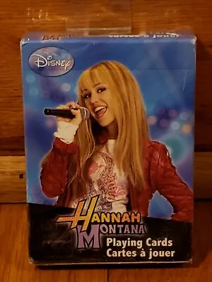 Disney Hannah Montana Miley Cyrus Playing Cards NEW Sealed • $11.99