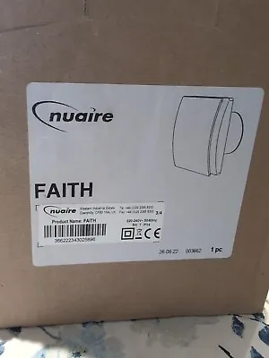 Nuaire Extract Fan FAITH  Continuous Mixed Flow Extract Fan 230v DC • £65