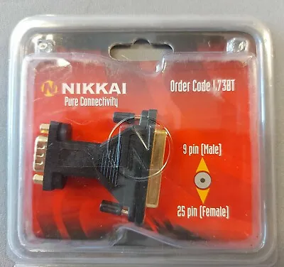 Nikkai L73BT D-SUB Adapter 9 Pin Male To 25 Pin Female  • £3.89
