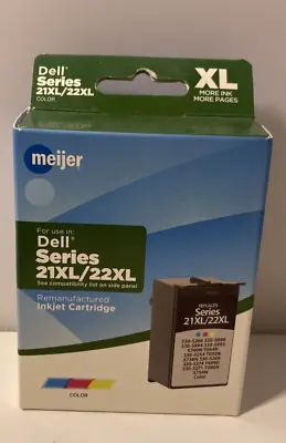 $10 • Buy Dell Series 21XL/22XL Color Ink Meijer Brand P513w, P713w, P715w,V313,V515w,V313