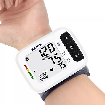 SEJOY Digital Blood Pressure Monitor Heart Rate Monitor Automatic BP Machine • $18.90