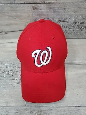 Washington Nationals Hat Cap  Mens Med-Large  Red White New Era MLB Baseball • $12.95