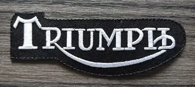 TRIUMPH Racing Motorcycles BigBike Embroidered Patch Iron Or Sew On Est 4  • $12.75