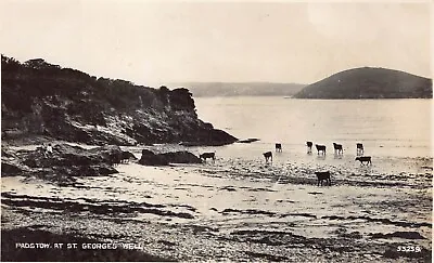 Real Photo Padstow At St George's Well Postcard Photocrom Co Ltd Unposted • £12.99