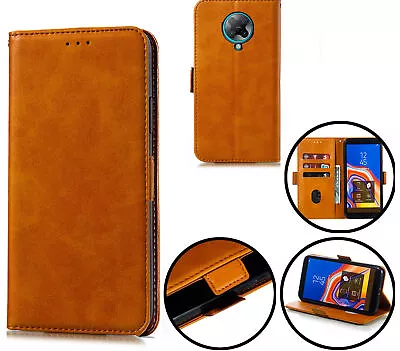 $7.50 • Buy Poco F2 Pro Wallet Case Cowhide With Side Buckle