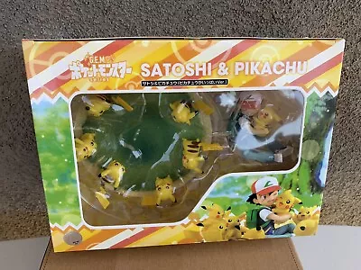 Pokemon Ash Satoshi & Pikachu Megahouse G.E.M Series Japan GEM Pokémon Original • $105.49