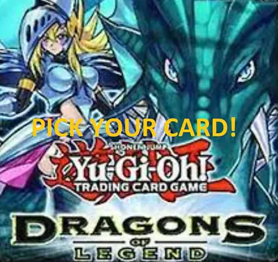 Yugioh! ~ DLCS ~ Dragons Of Legend ~ Pick Your Card! ~ Complete Your Deck! • $9