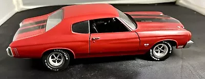 ERTL AMERICAN MUSCLE 1970 CHEVROLET CHEVELLE SS L56 Red 1/18 • $38