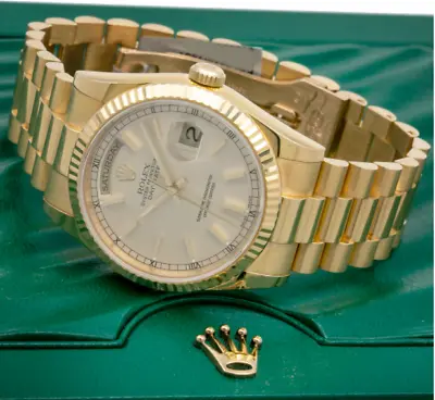 Rolex Day-date 36mm 118238 Champagne Dial With Yellow Gold President Bracelet • $25500