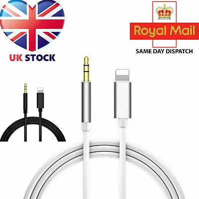 £2.19 • Buy 3.5mm Jack AUX Adapter Cable Cord To Car Audio For IPhone 7 8 X XS 11 12 13 PRO
