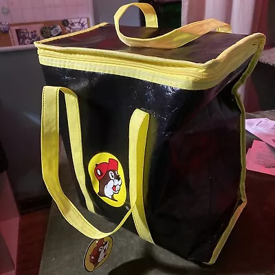 BUC EES Insulated Cooler Tote Bag Black Zipper Handle Gas Station Portable NEW • $20