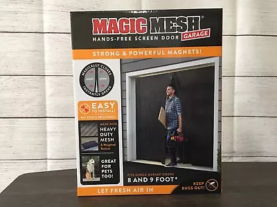 Magic Mesh Garage Hands-Free Screen 7 Feet High Door 8 Or 9 Feet Wide • $28.99