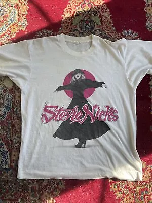 Vintage Stevie Nicks T Shirt Fleetwood Mac Band Medium Large Rock A Little 1986 • $200