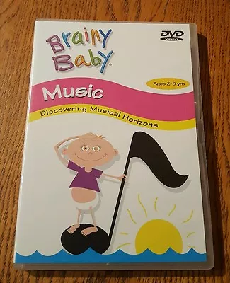 £13.99 • Buy Brainy Baby Music Dvd Kids Ages 2 - 5 Pre School
