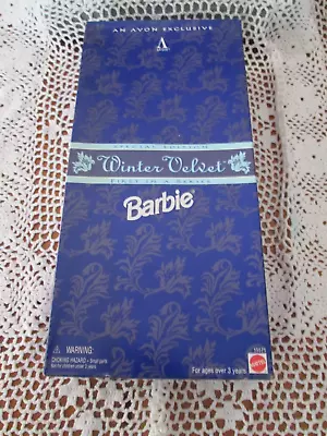 VTG Winter Velvet Barbie Avon Exclusive Special Edition First In Series 1995 NEW • $19.99