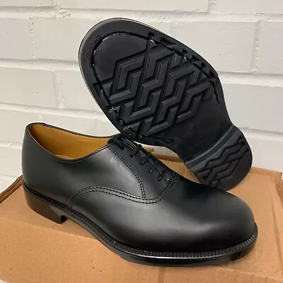 Womens Royal Navy Parade Shoes  Sizes  RN Naval Black Leather Service NEW • £30