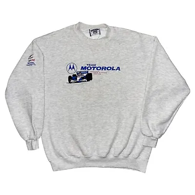 Vintage Michael Andretti Team Motorola Honda Indy F1 Sweater Men Size Large RARE • $100