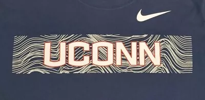 $24.95 • Buy Nike UCONN Shirt Men Large Blue Dri-FIT University Of Connecticut Tee Adult A14 
