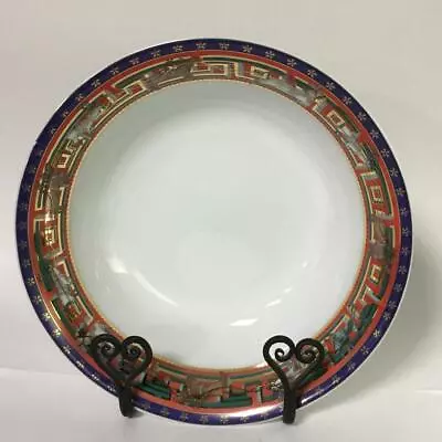 VERSACE Serving Vegetable BOWL Christmas DEEP Lg 9.25x2.75  Round ROSENTHAL NICE • $125