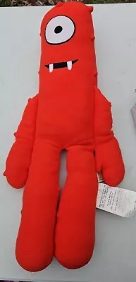 Yo Gabba Gabba Muno Plush 25  Stuffed Animal Funhouse 2012 Red  • $49.99