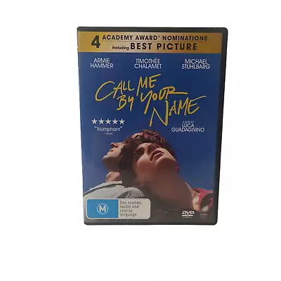 Call Me By Your Name (DVD 2017) Movie Drama Romance Travel Family Italy  • $15.95