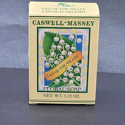 Caswell Massey Lily Of The Valley Floral Soap Bar WITH BOX Full Size • £14.48