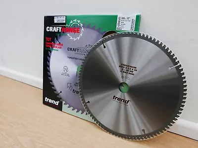 Trend  Csb/cc30596 305mm X 30mm Bore 96t Tct Table Mitre Saw Blade Dewalt Dws780 • £44.89