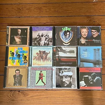 12 CD Elvis Costello Lot Get Happy!! Spike This Year's Model My Aim Is True • $21.99
