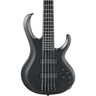 Ibanez BTB625EXBKF BTB Iron Label 5-String Electric Bass - Black Flat • $949.99