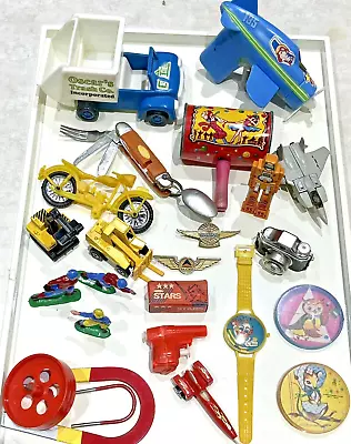 Vintage TOY LOT/22 Various Items Mini Camera Matchbox Party Favors & Transformer • $34.99