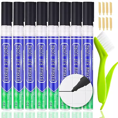 £1.25 • Buy Grout Pen Grout Reviver Restoration Whitener Tile Bathroom Kitchen-WHITE GREY 