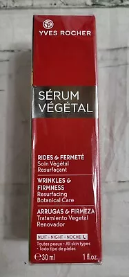 $27.95 • Buy Yves Rocher Sérum Végétal Wrinkles & Firmness Resurfacing Care 1 Oz NEW