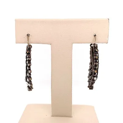 Estate MMA Metropolitan Museum Of Art Sterling & Cubic Zirconia Earrings! 145 • $33.99