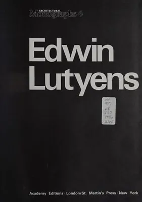 Edwin Lutyens Paperback Academy • £5.69