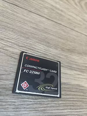 Canon 32MB  FC-32MH CF Compact Flash Camera Memory Card High Speed • $20