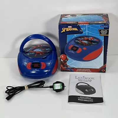 Lexibook Marvel Spider-Man Peter Parker CD Player Radio With Mic Jack RCD108SP • £30