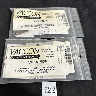 (2) Vaccon Vp8x-rdk Fast Shipping! + Warranty • $40
