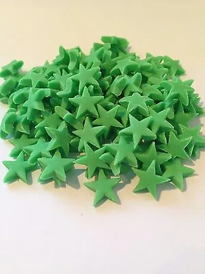 150 X Green Edible Stars Cake Topper Cupcakes Sprinkles Decoration • £4.14