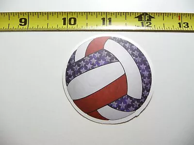 Usa Volleyball Red White Blue Stars Decal Sticker Game Athletic Sports Game • $2.64