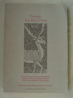 £10 • Buy FARMING RED DEER, Blaxter, Kay & Sharman. 1988  Paperback. H.M.S.O Scotland.