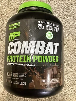 MusclePharm Combat Protein Powder Chocolate Milk 4 Lbs 25 G • $78