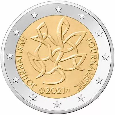 2021 Finland € 2 Euro Uncirculated UNC Coin Journalism & Open Communication • $9.65