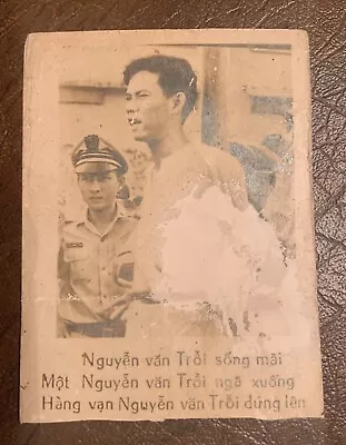 Vietnam Vietnamese Soldier Press War  Official Photo • $3.50