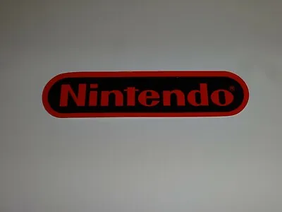 $29.99 • Buy Nintendo Sticker Promo Store Sign Display RARE