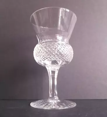 £29.99 • Buy Vintage Edinburgh Crystal  Thistle  Plain Small Claret Wine Glass 113mm Unsigned