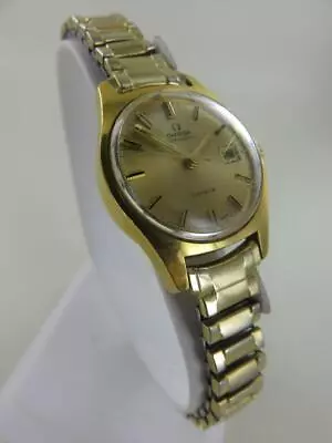 Vintage Omega Geneve Ladies Watch Automatic Gold Tone Waterproof Working! • $140