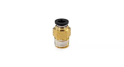 1/4  Male NPT To 1/4  Push To Connect Brass Fitting - Accepts 1/4  Air Line • $6.30