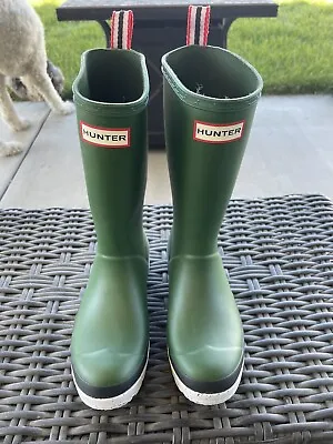 Hunter Rain Boots Women Size 6 Green • $39.95