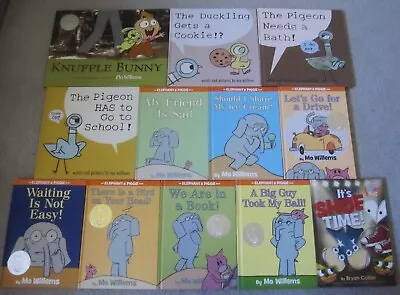 Lot Of 12 Mo Willems Hc Picture Books: Elephant & Piggie Knuffle Bunny Pigeon • $37.99