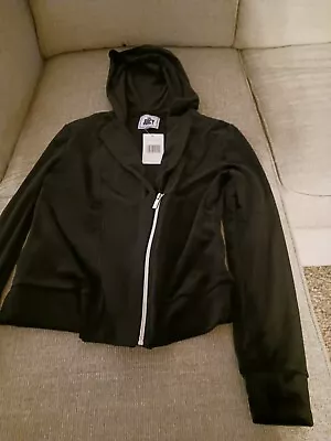 Juicy By Juicy Couture Black Velour Hoodie Small NWT • $29.90